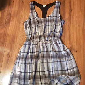 Guess Dress,  Medium,  Black/Grey/White